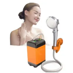 Душ Портативный    Оранжевый  купания 3,7 В насос 4,9 футов  Outdoor shower	AND    XL-1402  (30)
